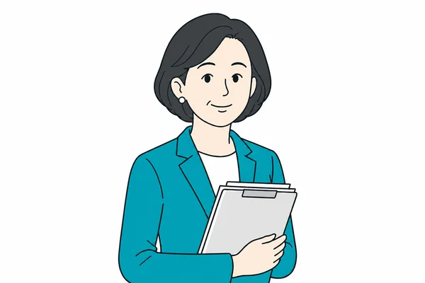 総務担当者のイラスト